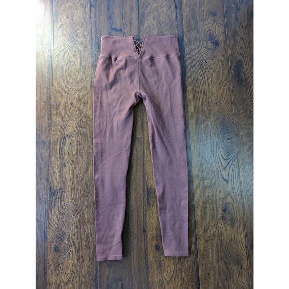 NWT Fabletics High Waisted Seamless Lace Up Leggings M - Picture 8 of 10